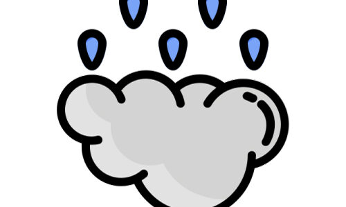 A chuva que vem de baixo